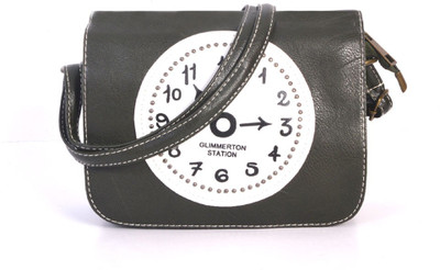 

Bags Craze Women Casual Green PU Sling Bag