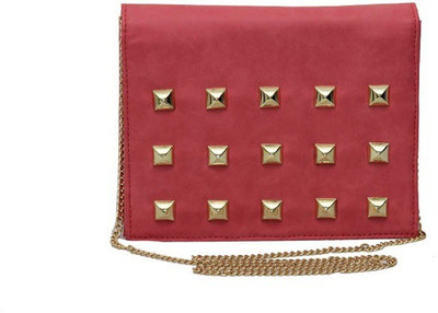

Glitter Glory Girls Evening/Party Pink PU Sling Bag