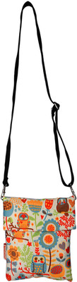

Nostaljia Women Casual Multicolor Polyester Sling Bag
