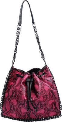 Super Drool Women Evening/Party Pink PU Sling Bag