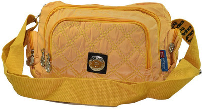 

Cropp Women Casual Yellow Nylon Sling Bag