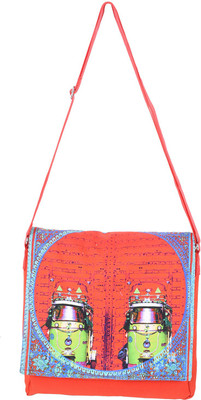 

Fatfatiya Women Casual Multicolor Canvas Sling Bag