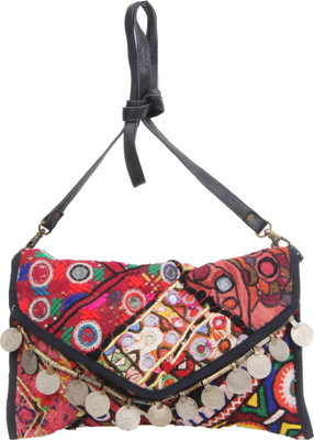 

Jaipur Textiles Hub Women Multicolor Cotton Sling Bag