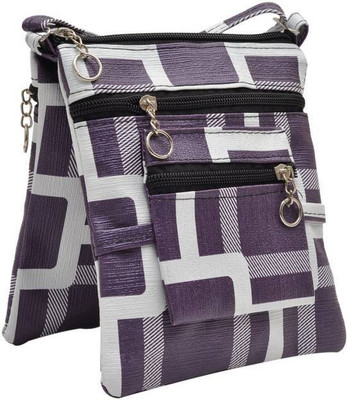 

Hawai Women Evening/Party Purple PU Sling Bag