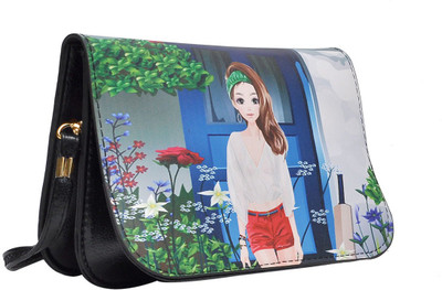 

Hawai Girls Casual Multicolor PU Sling Bag