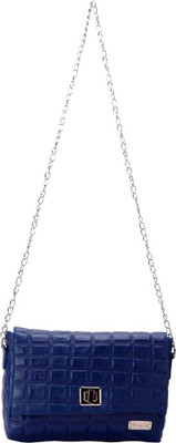 

The Zoya Life Women Evening/Party Blue PU Sling Bag