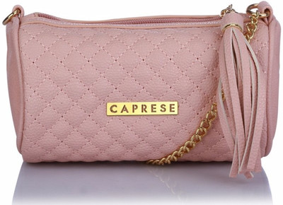 

Caprese Women Casual Pink Leatherette Sling Bag