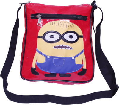 Kidzbash Girls Red Leatherette Shoulder Bag