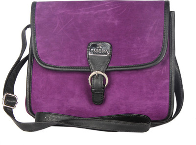 

Esbeda Women Casual Purple PU Sling Bag
