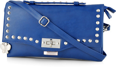 

Butterflies Sling Bag(Blue)