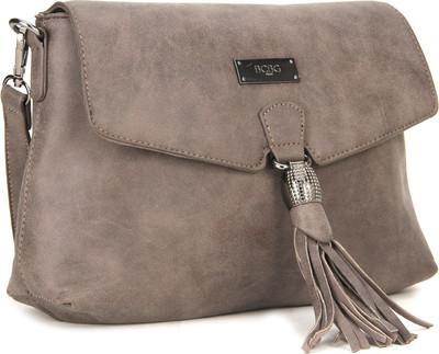 

BC BG Women Evening/Party Brown Genuine Leather Clutch