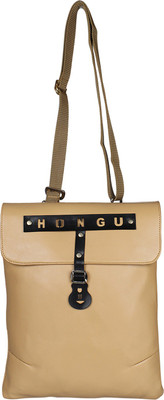

Tryfeet Women Casual Beige PU Sling Bag