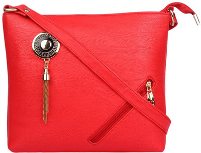 

Karry Onn Women Red Rexine Sling Bag
