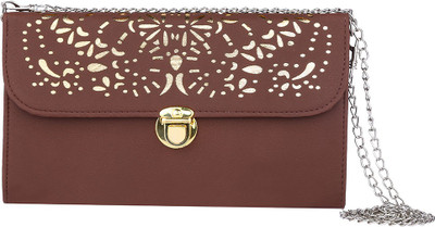 

Estoss Women Casual Brown PU Sling Bag