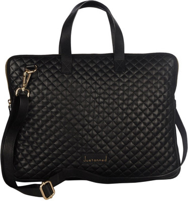 

Justanned Women Casual Black Genuine Leather Sling Bag