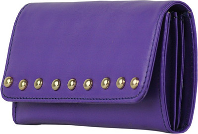 

AFRE Women Casual Purple PU Clutch