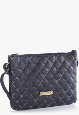 

Addons Women Casual Blue PU Sling Bag
