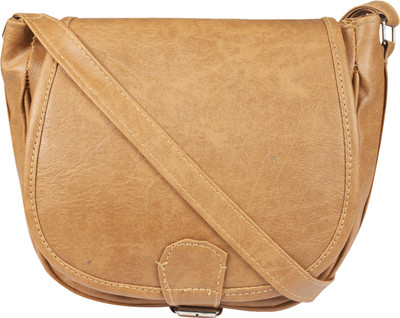 

Marie Girls Casual Tan PU Sling Bag
