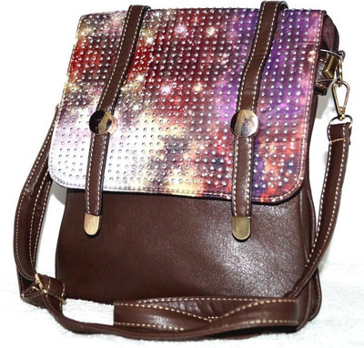 

Steal Dee Style Women Casual Brown PU Sling Bag