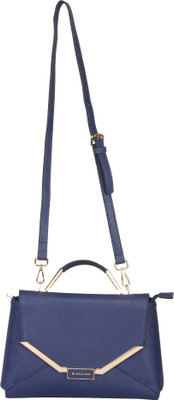 

Giordano Women Casual Blue Genuine Leather Sling Bag
