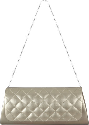 

Merci Women Evening/Party White Leatherette Sling Bag