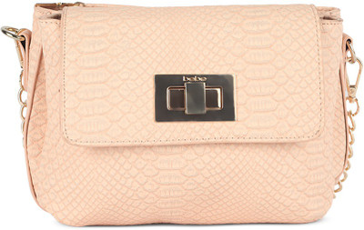 

BeBe Women Evening/Party Pink Genuine Leather Sling Bag