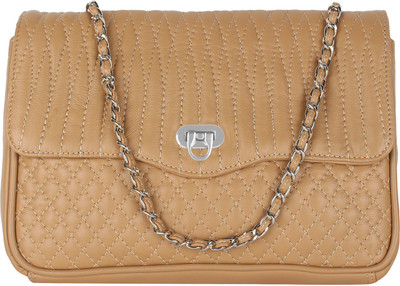 

Atlaa Batlaa Women Evening/Party Beige PU Sling Bag