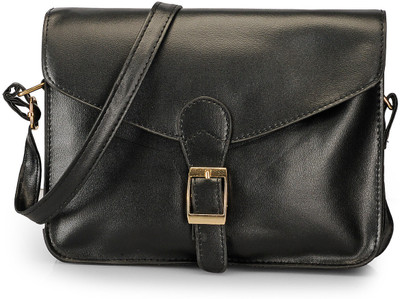 

Bags Craze Women Formal Black PU Sling Bag