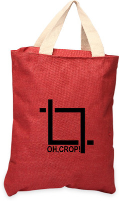 

Campus Sutra Women Casual Maroon Jute Tote