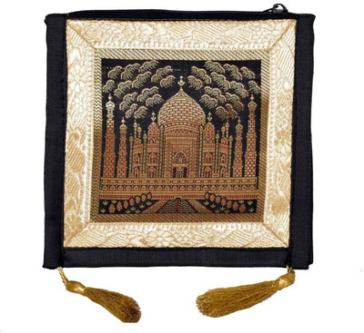 

Maitri Women Casual Multicolor Brocade Sling Bag
