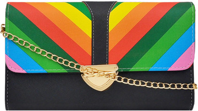 

Hawai Women Evening/Party Multicolor PU Sling Bag