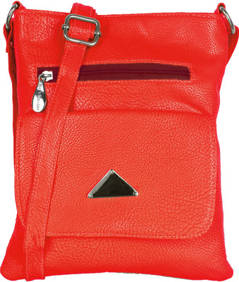 

Indian Fashion Women Formal Red PU Sling Bag