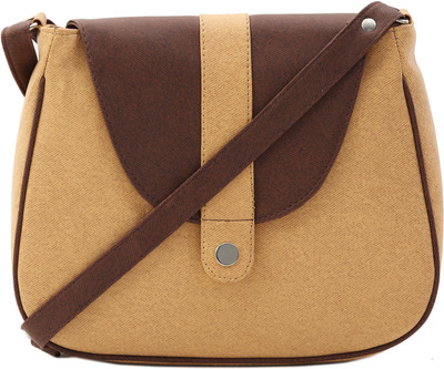 

Felicita Girls Casual Beige, Brown PU Sling Bag