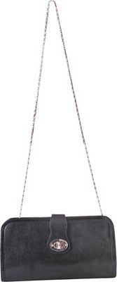 

Essart Women Casual Black PU Sling Bag
