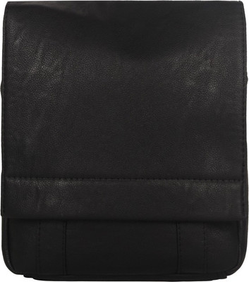 Purseus Women Casual Black PU Sling Bag