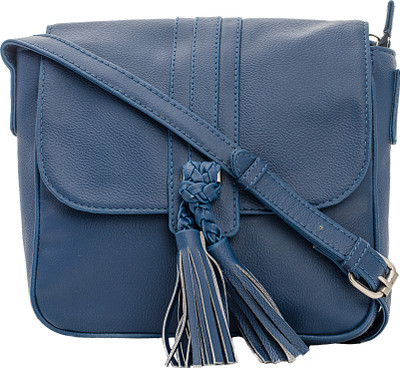 

Yelloe Women Blue PU Sling Bag