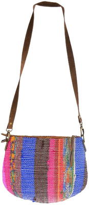 

Mankha Women Evening/Party Multicolor Canvas Sling Bag