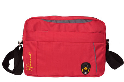 

Hawai Men Casual Red Polyester Sling Bag