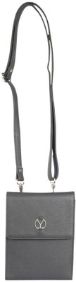 

Y Store Men & Women Casual Black Genuine Leather Sling Bag