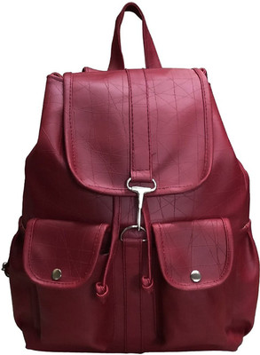 

Rapidcostore Girls Casual Maroon Leatherette Sling Bag