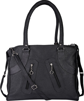 

Incraze Women Formal Black PU Sling Bag