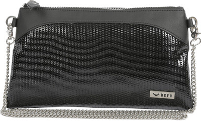 

Bern Women Casual Black PU Sling Bag