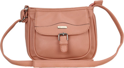 Lavie Women Formal Brown PU Sling Bag