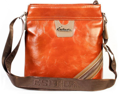 

Esbeda Men Formal Tan PU Sling Bag