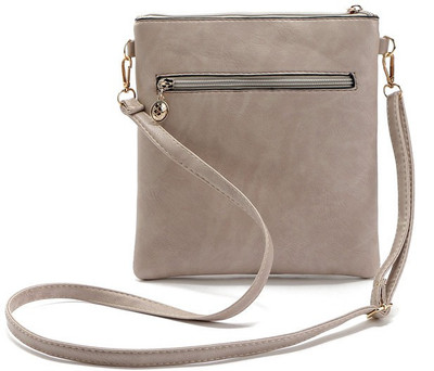 

Indifashion Women Casual Grey Leatherette Sling Bag