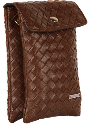 

Lino Perros Women Casual Brown PU Sling Bag