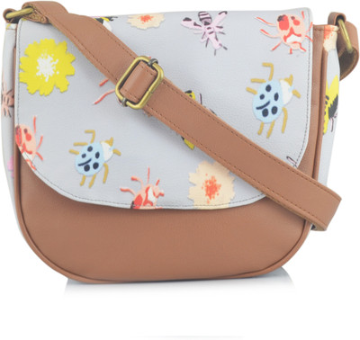 

Shaun Design Girls Casual Brown Leatherette Sling Bag