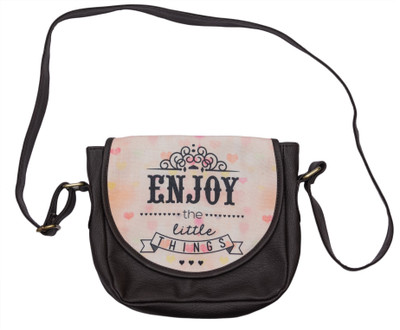 

Band Box Women Casual Brown, Beige PU, Canvas Sling Bag, Beige;brown