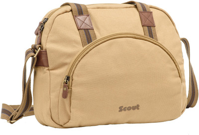 

Scout Men & Women Casual Beige Canvas Sling Bag