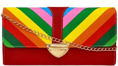 

Hawai Women Evening/Party Multicolor PU Sling Bag